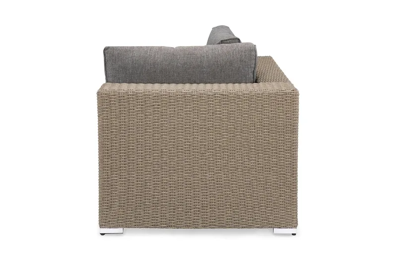 Kulmamoduuli Marcus pehmusteella - Harmaa - Puutarhakalusteet - Tarvikkeet ulos - Tee se itse-moduulit - Kulmamoduuli ulkosohva