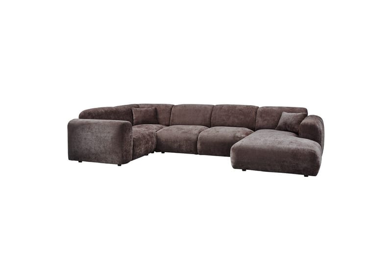 Kulmasohva Pilvi, Lämmin ruskea, Vasen