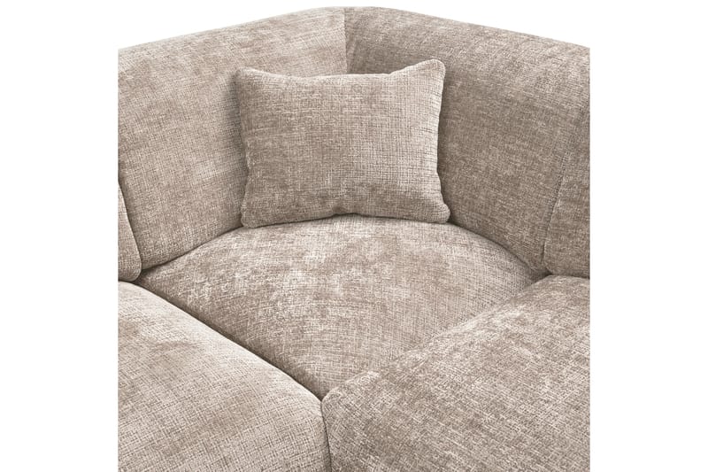 Kulmasohva Pilvi - Luonnollinen, Oikea - Puutarhakalusteet - Tarvikkeet ulos - Tee se itse-moduulit - Kulmamoduuli ulkosohva