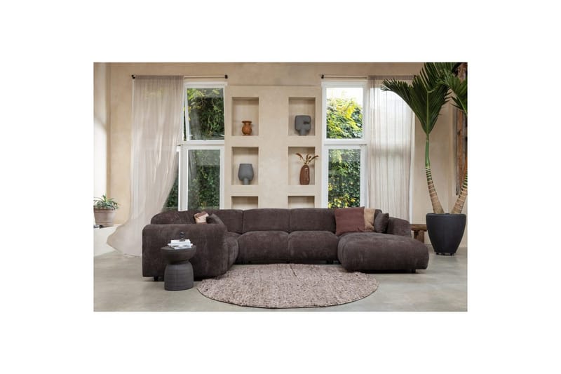 Kulmasohva Pilvi - Lämmin ruskea, Vasen - Huonekalut - Sohva - Kulmasohva