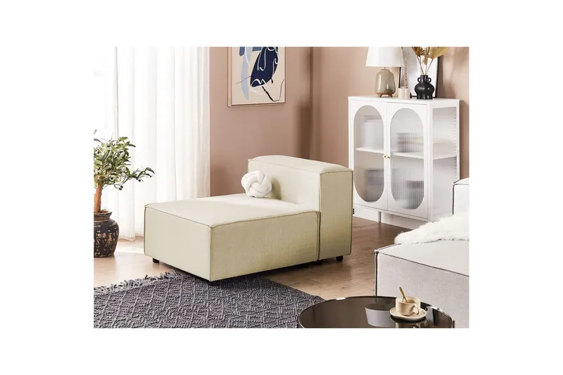 Mittmodul Beliani Aprica Beige||Black - Puutarhakalusteet - Tarvikkeet ulos - Tee se itse-moduulit