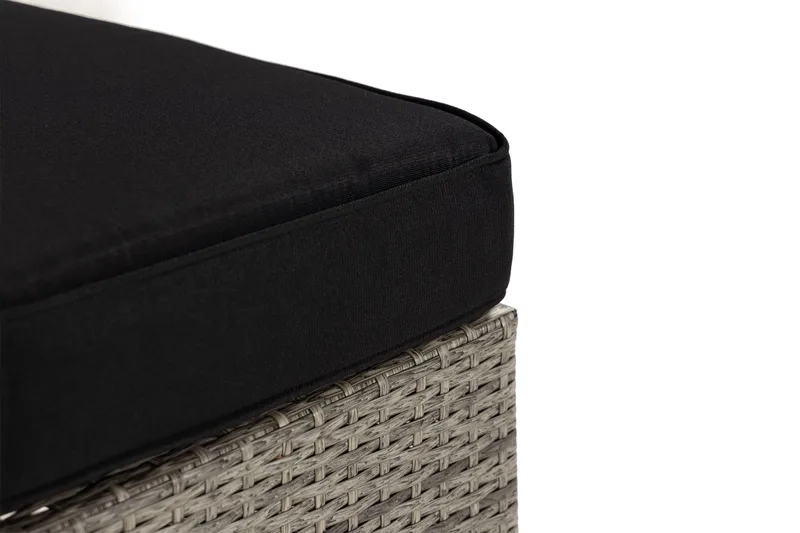 Oikeamoduuli Bahamas 140 cm - Harmaa - Puutarhakalusteet - Tarvikkeet ulos - Tee se itse-moduulit - Kulmamoduuli ulkosohva