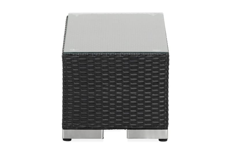 Päätypöytä Bahamas 90 cm - Musta - Puutarhakalusteet - Tarvikkeet ulos - Tee se itse-moduulit