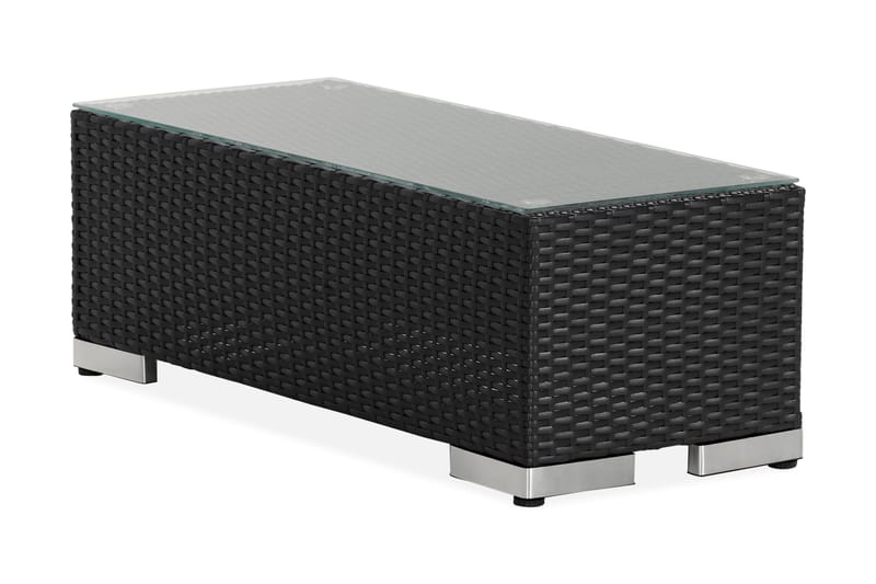 Päätypöytä Bahamas 90 cm - Musta - Puutarhakalusteet - Tarvikkeet ulos - Tee se itse-moduulit