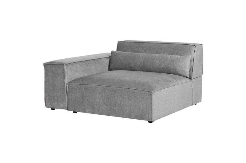 Sittsektion Beliani Hellnar Dark grey - Puutarhakalusteet - Tarvikkeet ulos - Tee se itse-moduulit - Oikeamoduuli ulkosohva