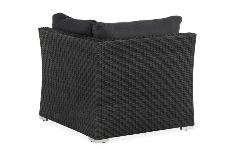 Wisconsin Premium Kulmamoduuli - Musta - Puutarhakalusteet - Tarvikkeet ulos - Tee se itse-moduulit - Kulmamoduuli ulkosohva