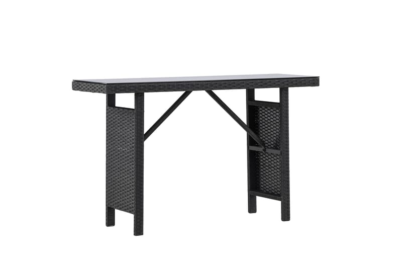 Sivupöytä Padova 40x120 cm - Musta - Puutarhakalusteet - Terassipöydät - Sivupöydät ulos