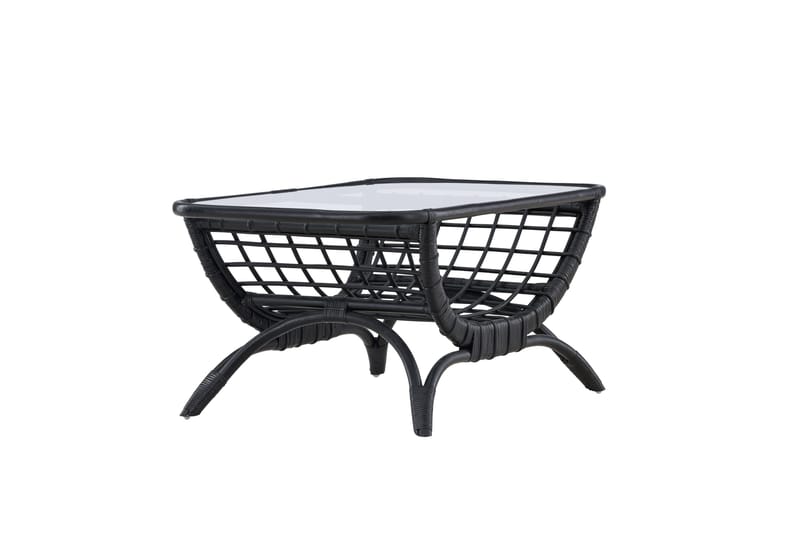 Sohvapöytä Moana 60x95,5 cm - Musta - Puutarhakalusteet - Terassipöydät - Sohvapöytä ulos & loungepöytä