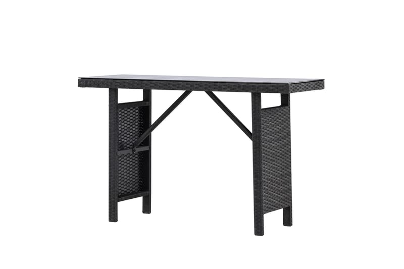 Sivupöytä Padova 40x120 cm - Musta - Puutarhakalusteet - Terassipöydät - Sivupöydät ulos