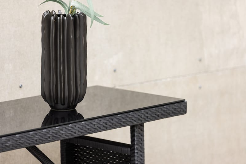 Sivupöytä Padova 40x120 cm - Musta - Puutarhakalusteet - Terassipöydät - Sivupöydät ulos