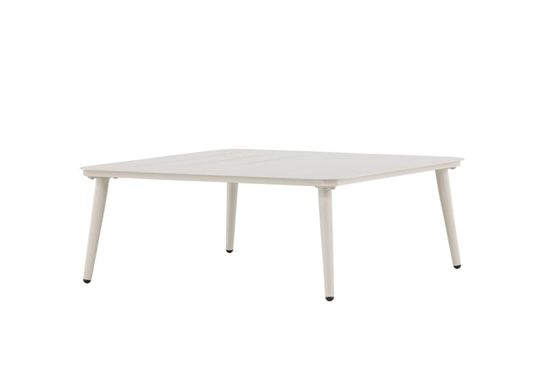Sohvapöytä Lina 90x90 cm - Beige - Puutarhakalusteet - Terassipöydät - Sohvapöytä ulos & loungepöytä