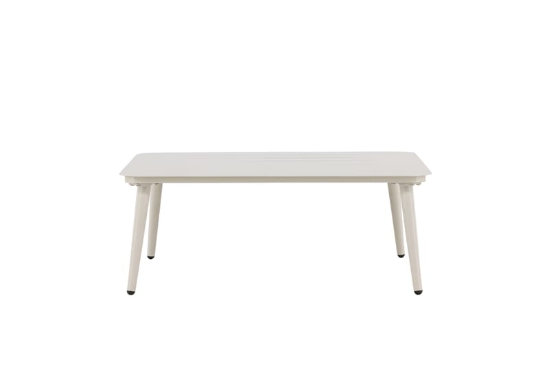 Sohvapöytä Lina 90x90 cm - Beige - Puutarhakalusteet - Terassipöydät - Sohvapöytä ulos & loungepöytä