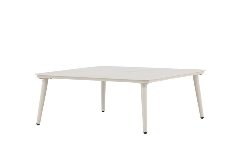 Sohvapöytä Lina 90x90 cm - Beige - Puutarhakalusteet - Terassipöydät - Sohvapöytä ulos & loungepöytä