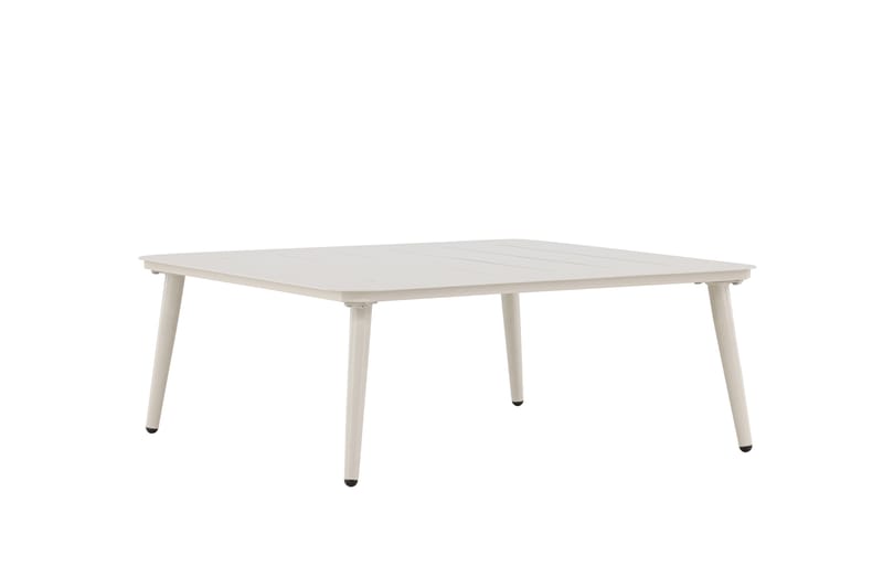 Sohvapöytä Lina 90x90 cm - Beige - Puutarhakalusteet - Terassipöydät - Sohvapöytä ulos & loungepöytä