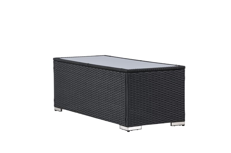 Sohvapöytä London 50x120 cm - Musta - Puutarhakalusteet - Terassipöydät - Sohvapöytä ulos & loungepöytä
