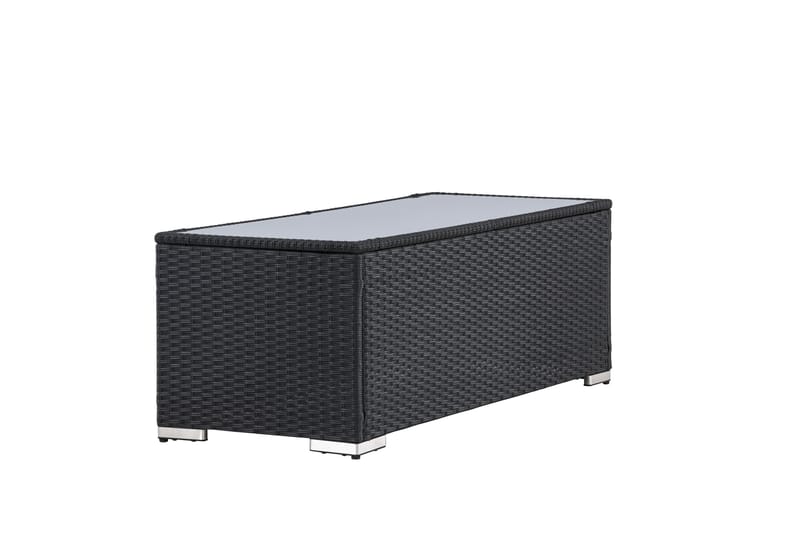 Sohvapöytä London 50x120 cm - Musta - Puutarhakalusteet - Terassipöydät - Sohvapöytä ulos & loungepöytä