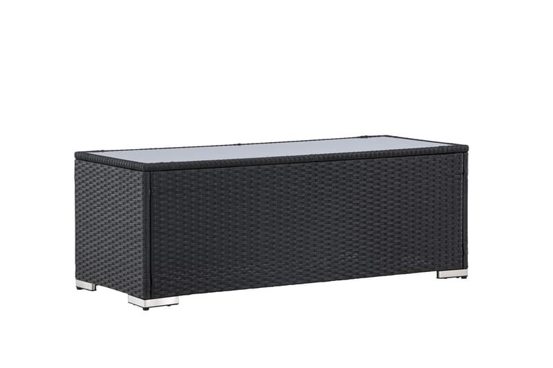 Sohvapöytä London 50x120 cm - Musta - Puutarhakalusteet - Terassipöydät - Sohvapöytä ulos & loungepöytä