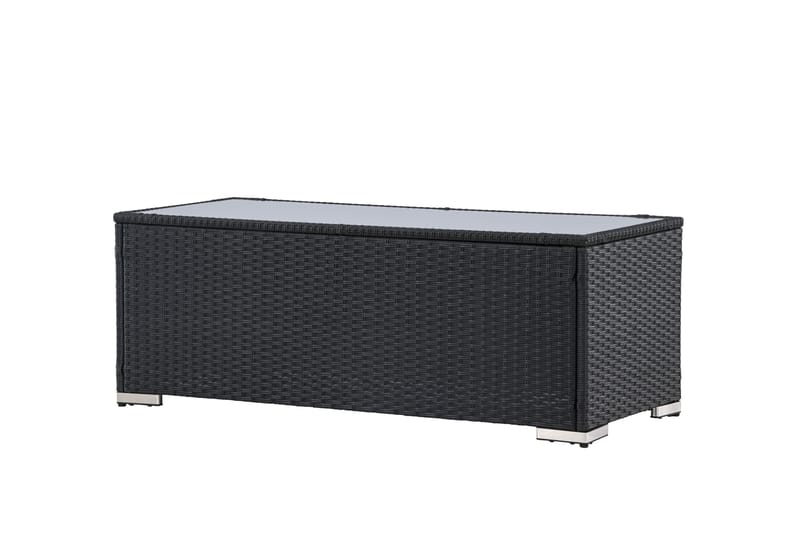 Sohvapöytä London 50x120 cm - Musta - Puutarhakalusteet - Terassipöydät - Sohvapöytä ulos & loungepöytä