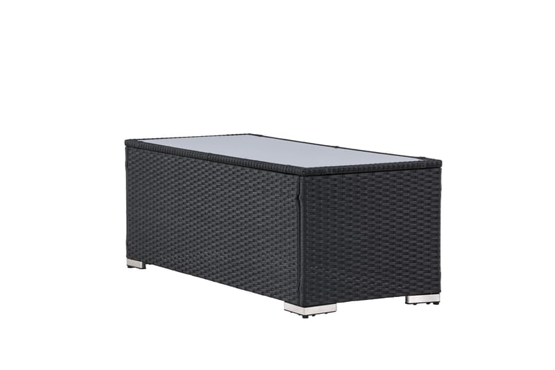 Sohvapöytä London 50x120 cm - Musta - Puutarhakalusteet - Terassipöydät - Sohvapöytä ulos & loungepöytä