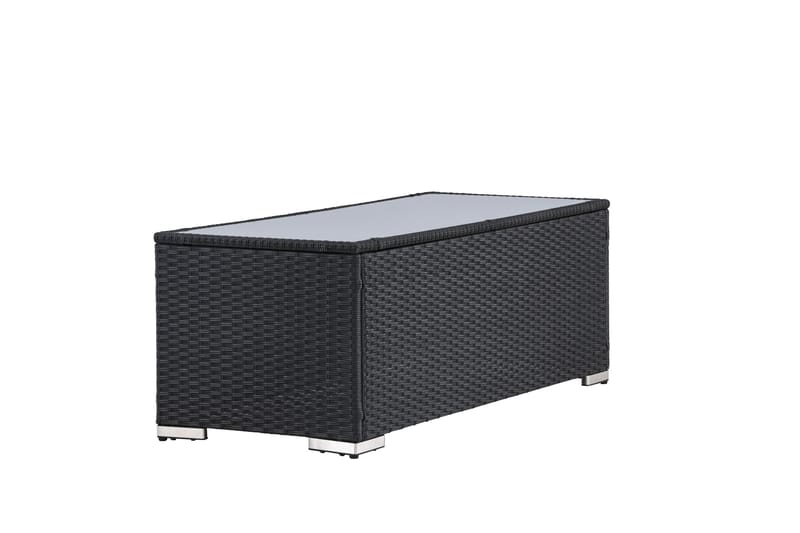 Sohvapöytä London 50x120 cm - Musta - Puutarhakalusteet - Terassipöydät - Sohvapöytä ulos & loungepöytä