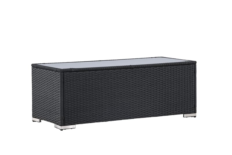 Sohvapöytä London 50x120 cm - Musta - Puutarhakalusteet - Terassipöydät - Sohvapöytä ulos & loungepöytä