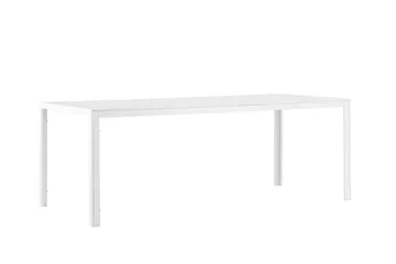 Break Ruokapöytä 90x205 cm - Valkoinen - Puutarhakalusteet - Terassipöydät - Ruokapöytä terassille