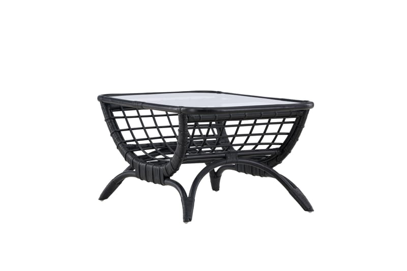 Sohvapöytä Moana 60x95,5 cm - Musta - Puutarhakalusteet - Terassipöydät - Sohvapöytä ulos & loungepöytä