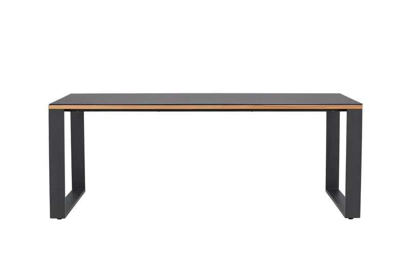 Aspvik Ruokapöytä 100x200 cm Musta, Venture Home