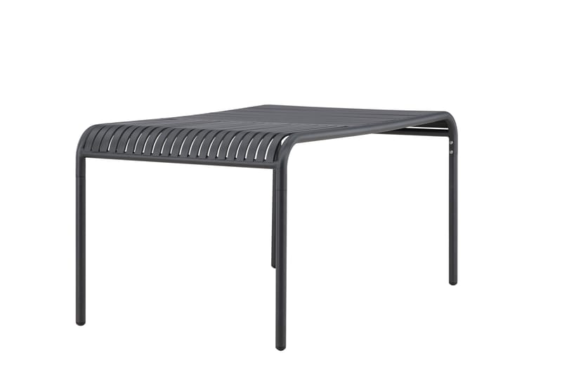 Ruokapöytä Gardeno 90x150 cm Musta - Puutarhakalusteet - Terassipöydät - Ruokapöytä terassille