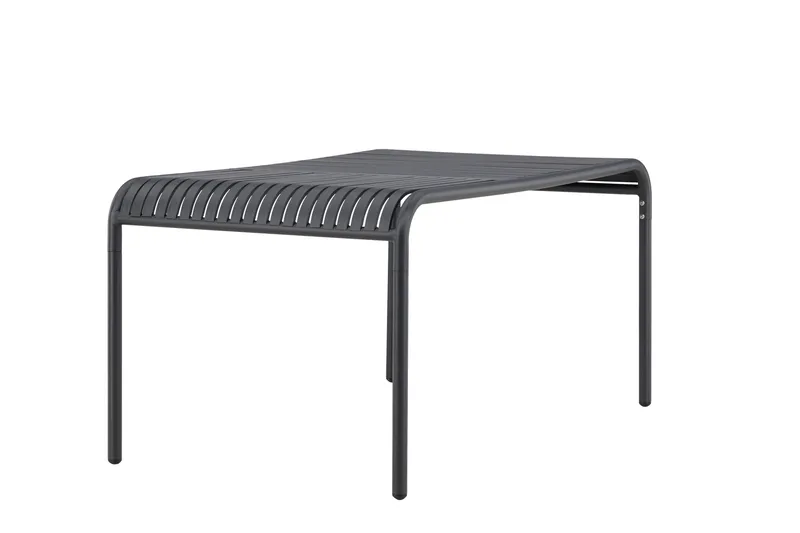 Ruokapöytä Gardeno 90x150 cm Musta - Puutarhakalusteet - Terassipöydät - Ruokapöytä terassille