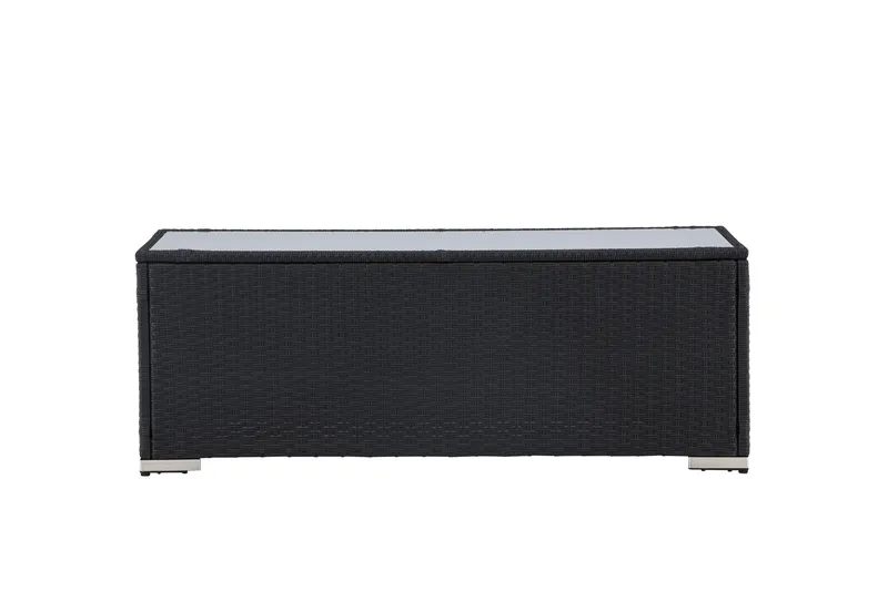 Sohvapöytä London 50x120 cm - Musta - Puutarhakalusteet - Terassipöydät - Sohvapöytä ulos & loungepöytä