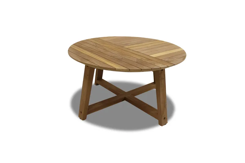 Agate Ulkopöytä Pyöreä sohvapöytä Ø 90 cm, Puu