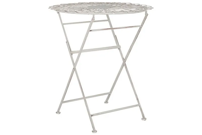 Alanya Kahvipöytä 70 cm Pyöreä, Valkoinen