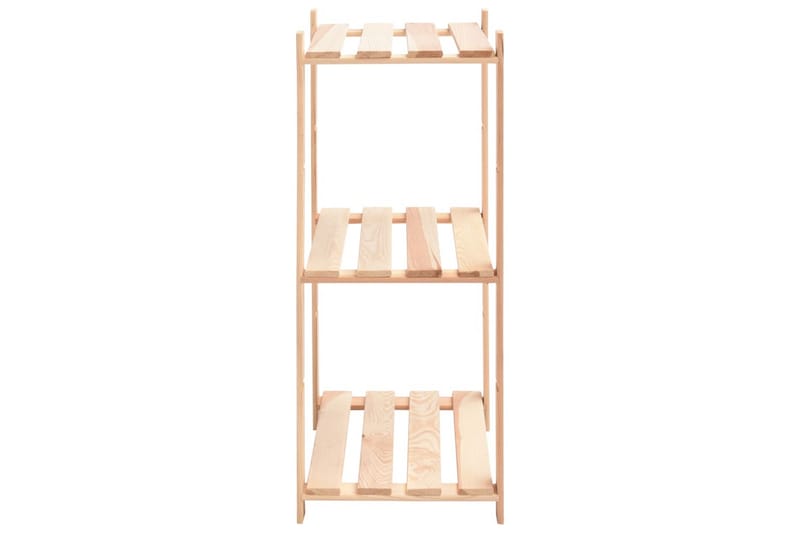 3-kerroksinen varastohylly 60x38x90 cm täysi mänty 150 kg - Puutarhakalusteet - Terassipöydät - Apupöytä & tarjotinpöytä ulos