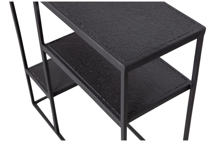 Apupöytä Wiebe 76 cm - Musta - Apupöytä & tarjotinpöytä ulos