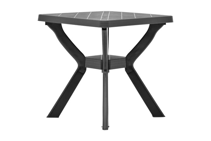 Bistropöytä antrasiitti 70x70x72 cm muovi - Antrasiitti - Apupöytä & tarjotinpöytä ulos
