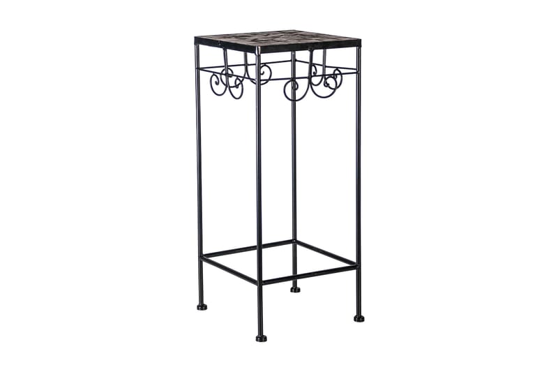 Kukkapöytä Mosaic, Musta