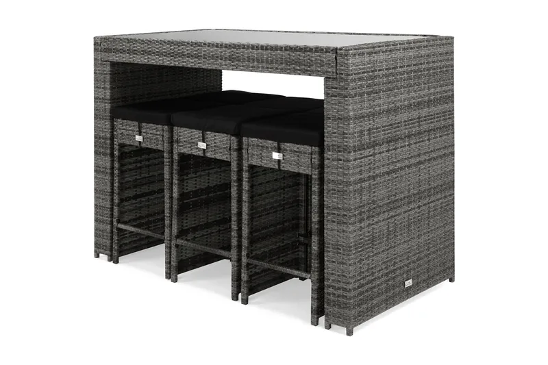 Baariryhmä Bahamas 6 baarituolilla, Harmaa