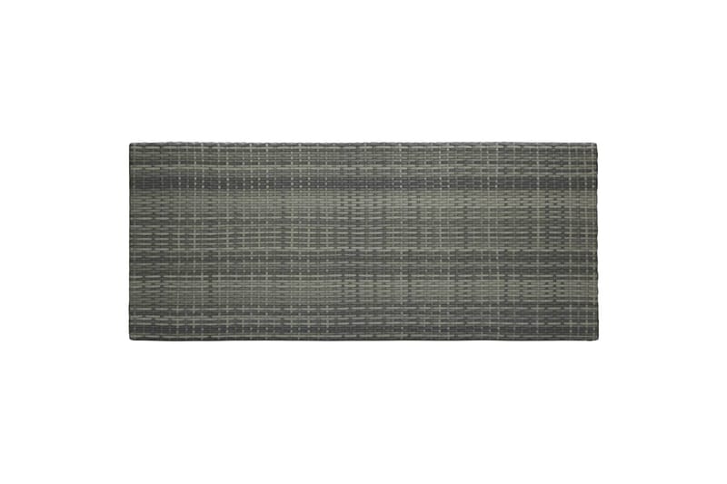 Puutarhan baaripöytä harmaa 140,5x60,5x110,5 cm polyrottinki - Harmaa - Puutarhakalusteet - Terassipöydät - Baaripöytä ulos