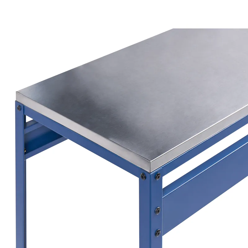 Baaripöytä ulkokäyttöön Maenza 120 cm Teräs - sininen/hopea - Puutarhakalusteet - Terassipöydät - Baaripöytä ulos