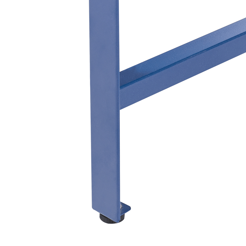 Baaripöytä ulkokäyttöön Maenza 120 cm Teräs - sininen/hopea - Puutarhakalusteet - Terassipöydät - Baaripöytä ulos