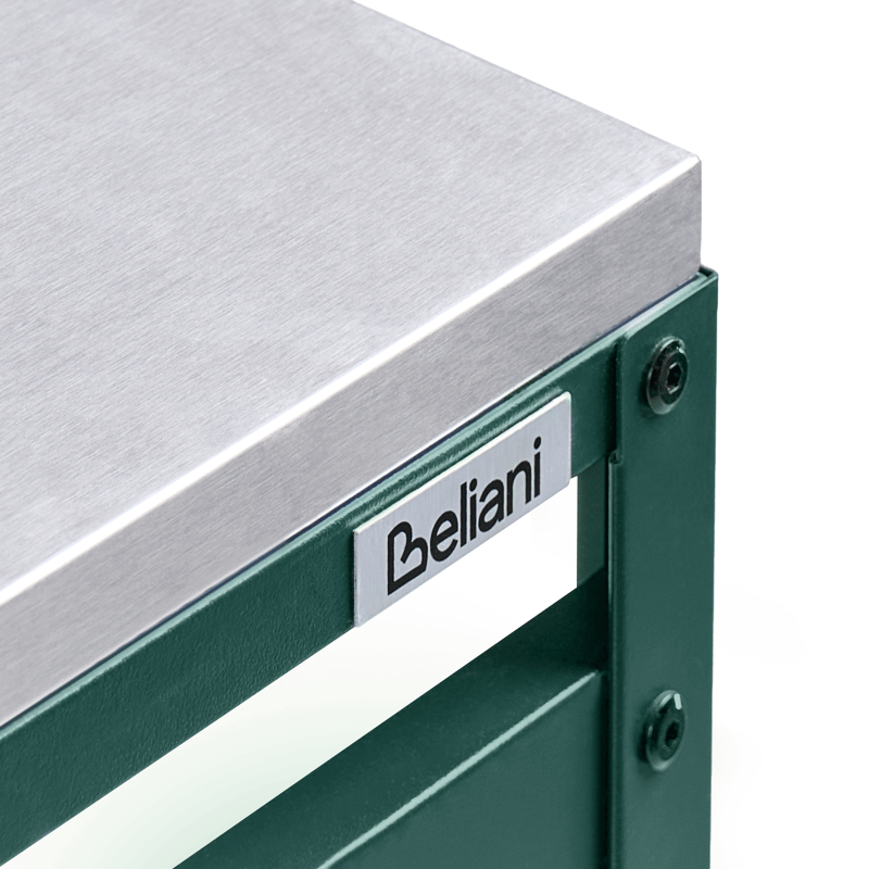 Baaripöytä ulkokäyttöön Maenza 120 cm - vihreä/musta - Puutarhakalusteet - Terassipöydät - Baaripöytä ulos