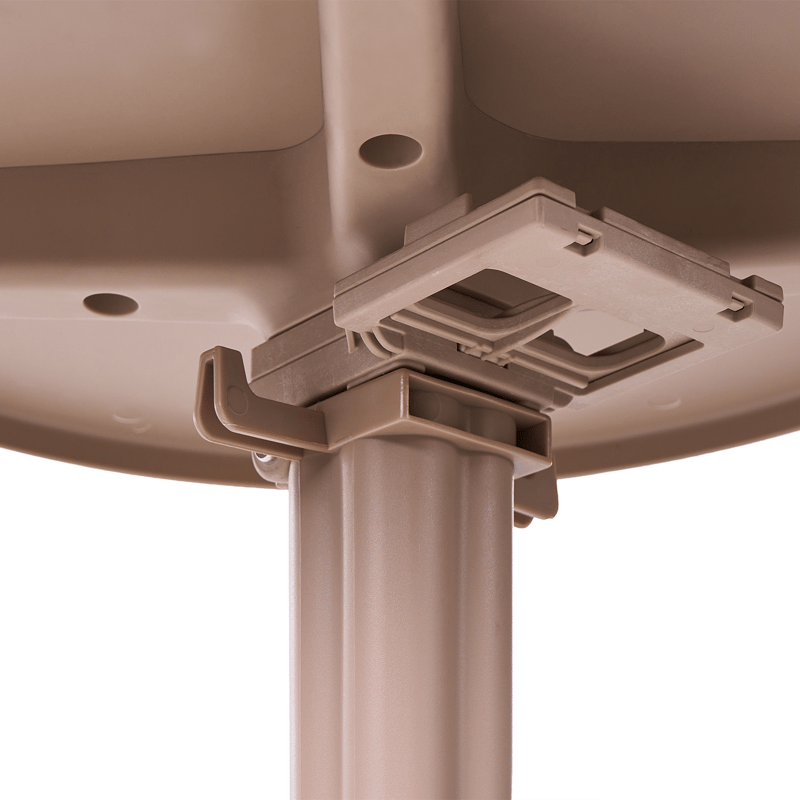 Baaripöytä ulos Legrena 60 cm - beige - Puutarhakalusteet - Terassipöydät - Baaripöytä ulos