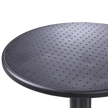 Baaripöytä ulos Legrena 60 cm - musta - Puutarhakalusteet - Terassipöydät - Baaripöytä ulos