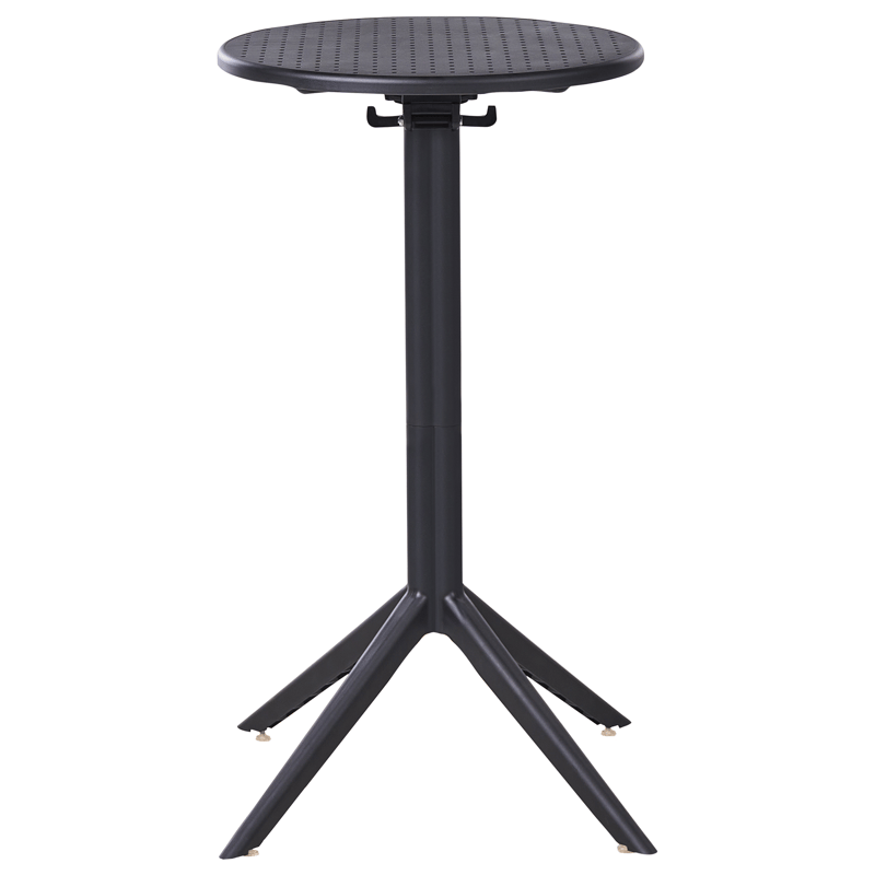 Baaripöytä ulos Legrena 60 cm - musta - Puutarhakalusteet - Terassipöydät - Baaripöytä ulos