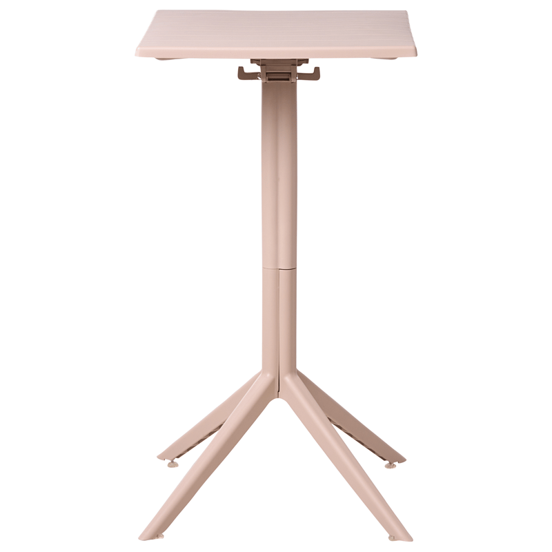 Baaripöytä ulos Lemnos 60x60 cm - beige - Puutarhakalusteet - Terassipöydät - Baaripöytä ulos