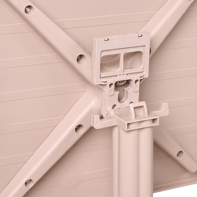 Baaripöytä ulos Lemnos 60x60 cm - beige - Puutarhakalusteet - Terassipöydät - Baaripöytä ulos