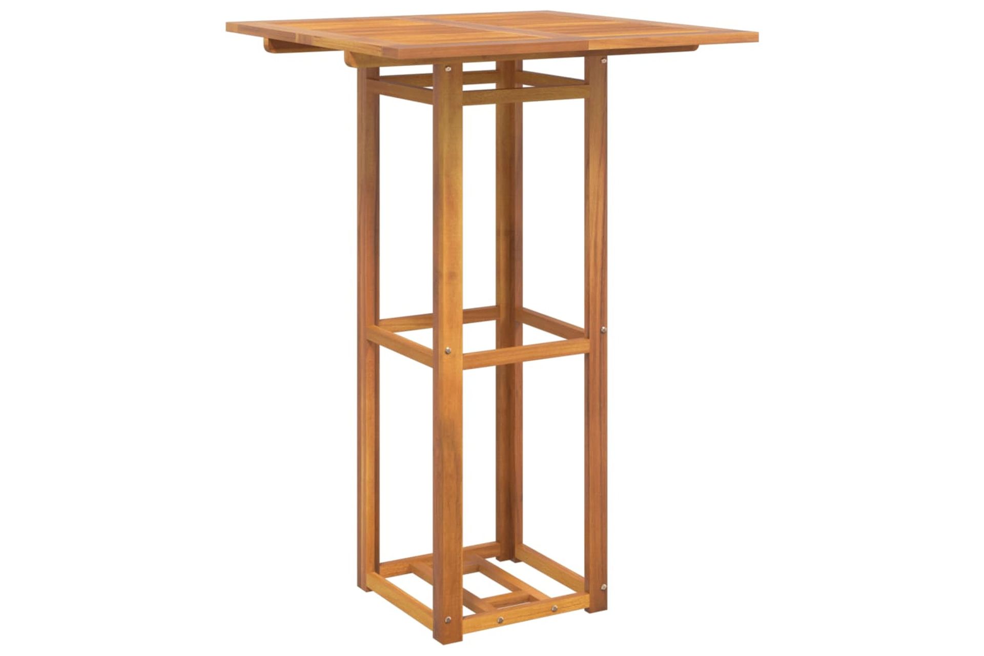 beBasic Bistropöytä 75x75x110 cm täysi akaasiapuu - Ruskea - Puutarhakalusteet - Terassipöydät - Ruokapöytä terassille