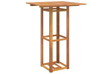 beBasic Bistropöytä 75x75x110 cm täysi akaasiapuu - Ruskea - Puutarhakalusteet - Terassipöydät - Ruokapöytä terassille