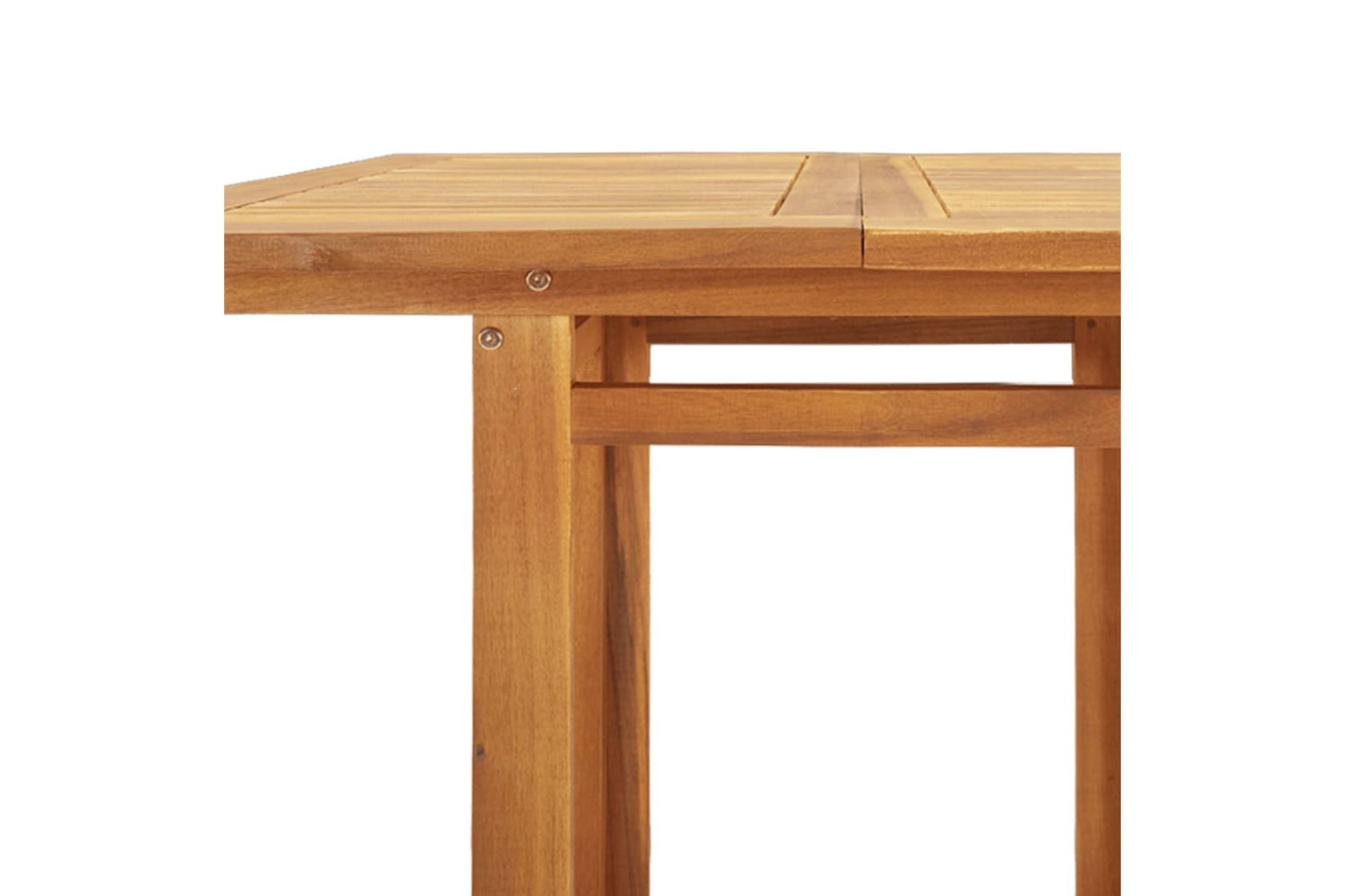 beBasic Bistropöytä 75x75x110 cm täysi akaasiapuu - Ruskea - Puutarhakalusteet - Terassipöydät - Ruokapöytä terassille